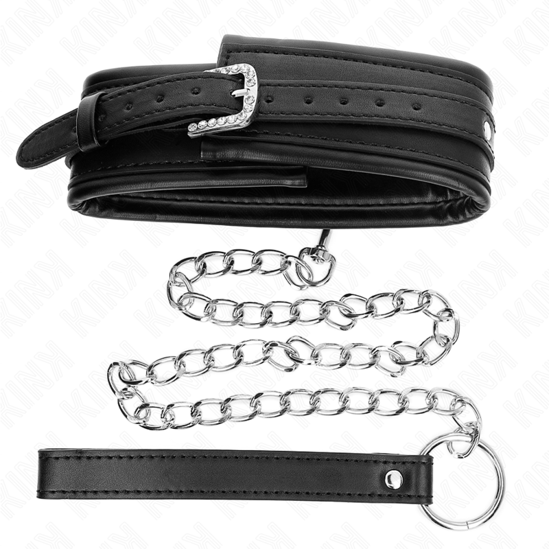 KINK - COLAR COM FIVELA BRILHANTE 65 CM 48,5 CM X 5,3 CM