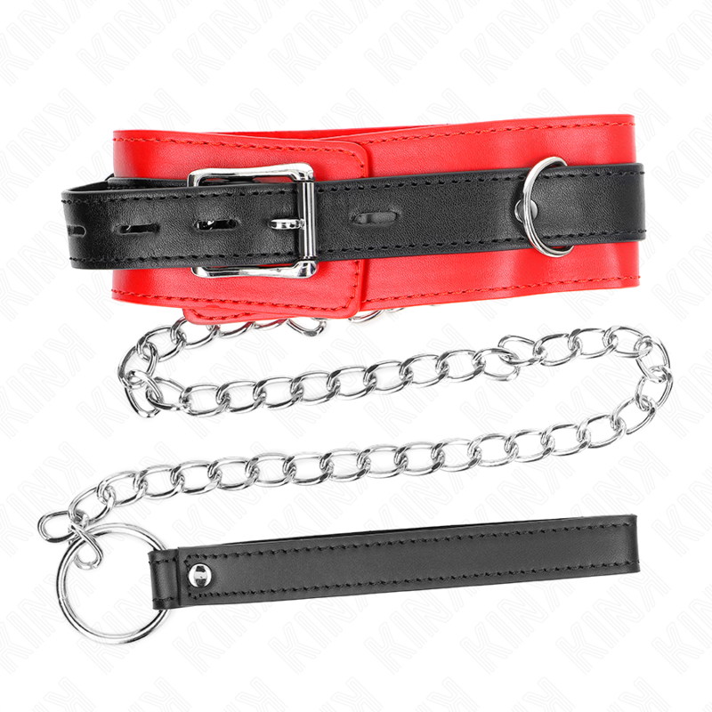 KINK - GOLA COM CINTO 65 CM COM TIRA VERMELHA 54 X 4,5 CM