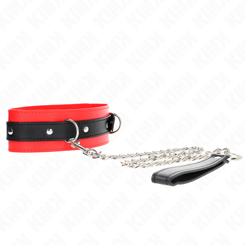 KINK - GOLA COM CINTO 65 CM COM TIRA VERMELHA 54 X 4,5 CM