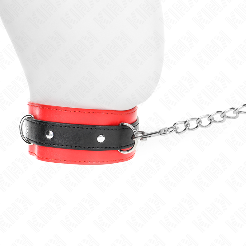 KINK - GOLA COM CINTO 65 CM COM TIRA VERMELHA 54 X 4,5 CM