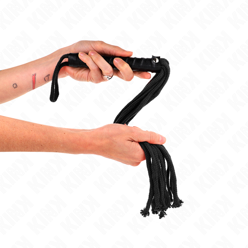 KINK - CHICOTE DE CORDA PRETO 56 CM