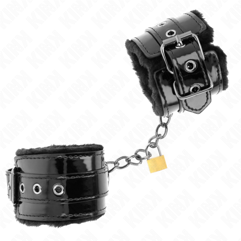 KINK - RESTRIÇÕES DE PUNHO LEVES COM TRAVA DE COBRE AJUSTÁVEL 17-29 CM X 5,5 CM