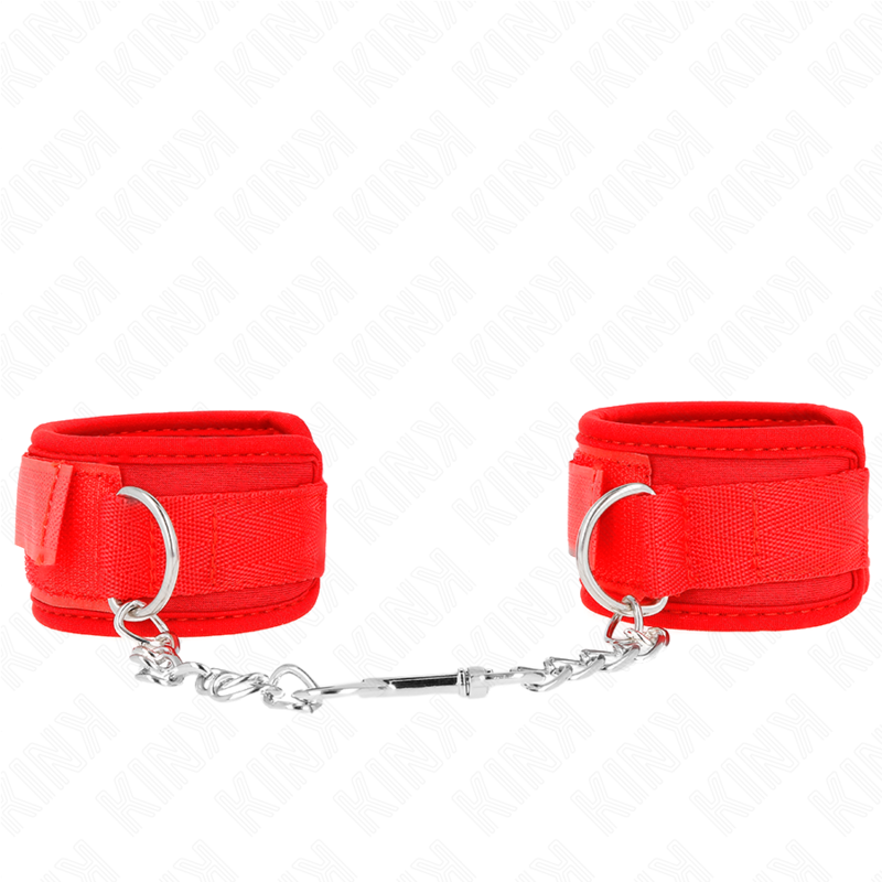KINK - PULSEIRAS DE NEOPRENE VERMELHAS 42 X 5 CM