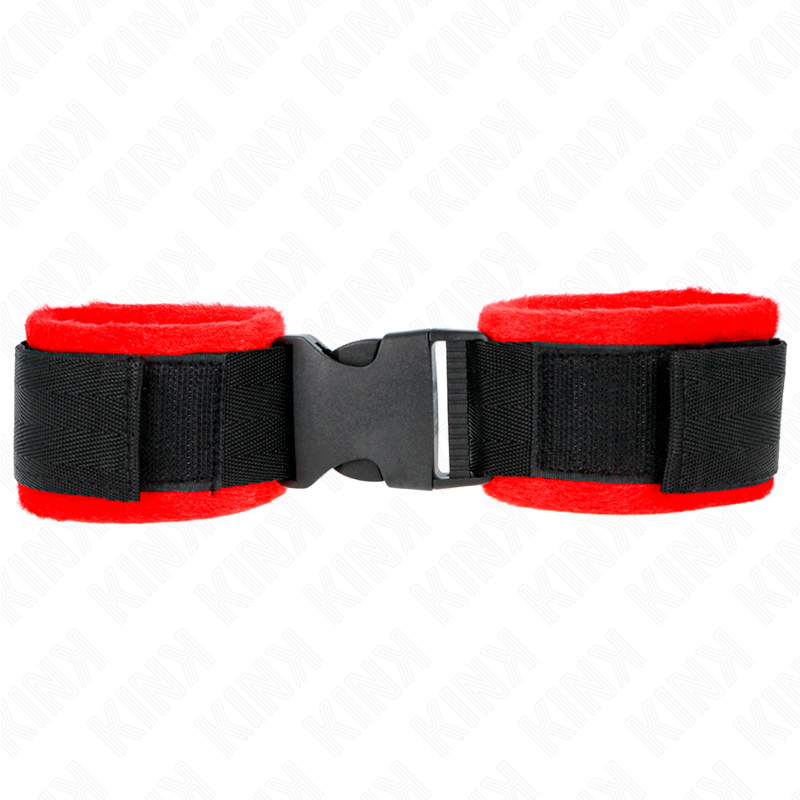 KINK - RESTRIÇÕES DE PUNHO DE NYLON BIND HOOK&amp;LOOP PRETO MODELO 1 AJUSTÁVEL 25-35 CM X 6 CM