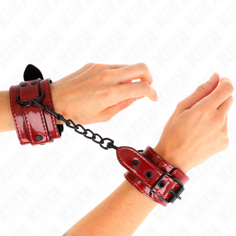 KINK - PULSEIRAS VERMELHAS ESCURAS 23 X 5 CM