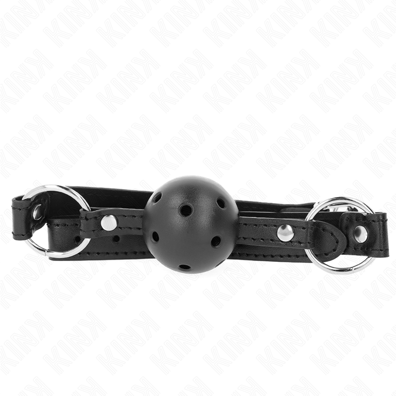 KINK - BOLA PRETA RÍGIDA OCA 4,5 CM MORDIDA MODELO 1 63,5 X 2 CM