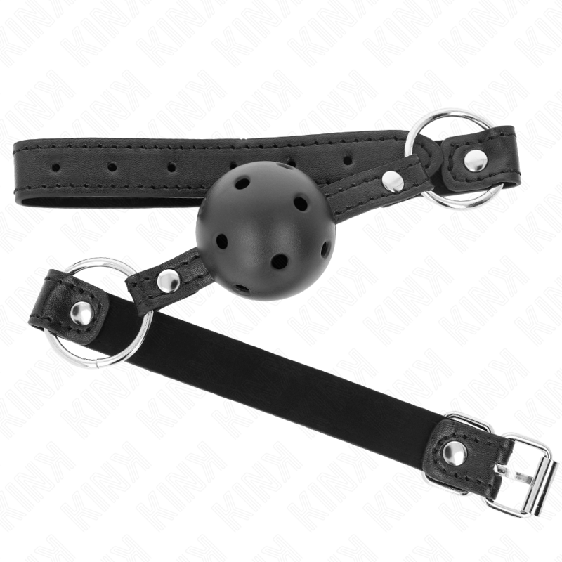 KINK - BOLA PRETA RÍGIDA OCA 4,5 CM MORDIDA MODELO 1 63,5 X 2 CM