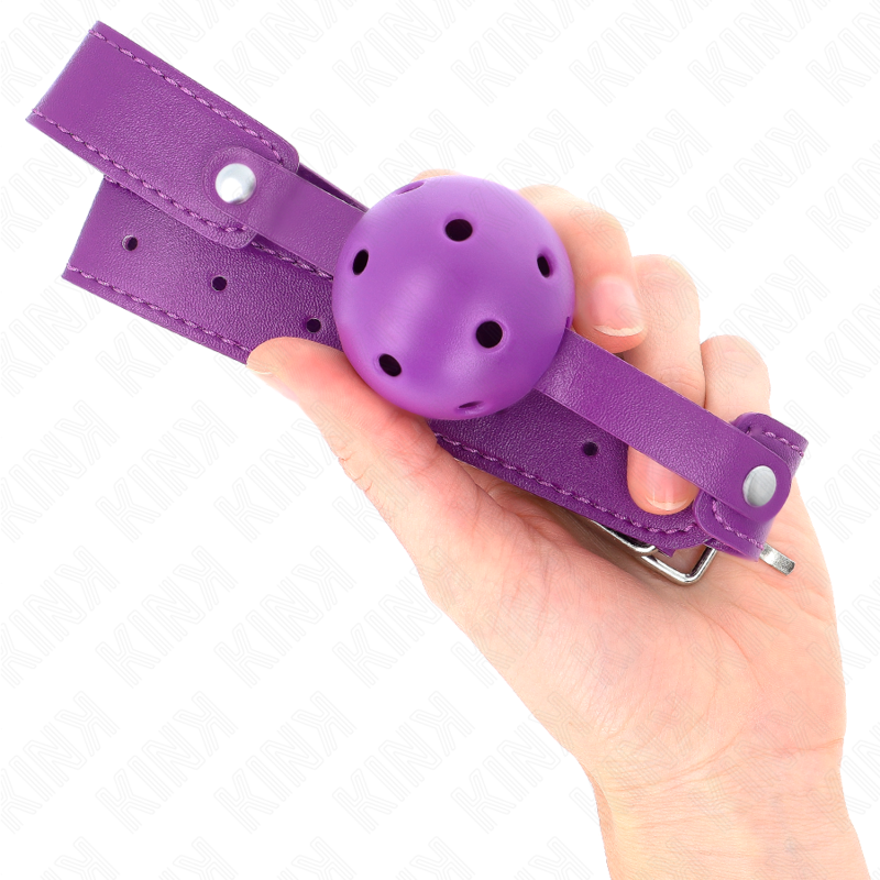 KINK - BOLA ROXA RESPIRÁVEL 4,5 CM 65 x 2,5 CM