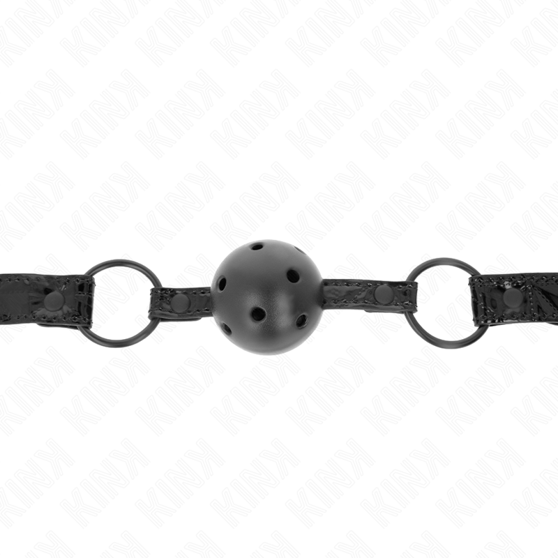 KINK - BOLA COM PADRÃO DE DIAMANTE 4,5 CM MORDIDA MODELO 3 64,5 CM AJUSTÁVEL 42-60 CM