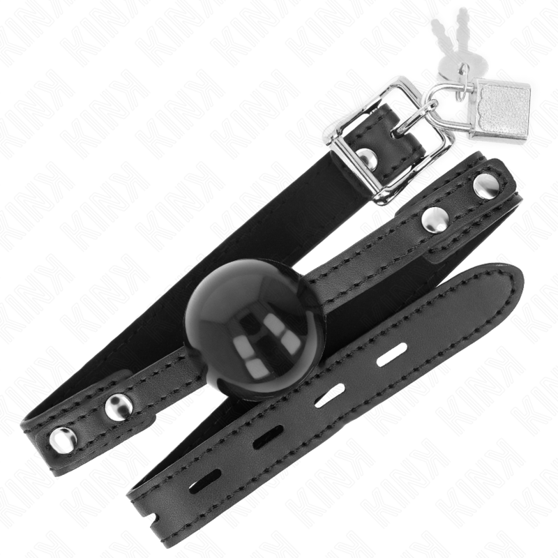 KINK - BOLA DE TPE MACIA 4 CM MORDAÇA MODELO 3 60 x 2 CM AJUSTÁVEL 37-52 CM