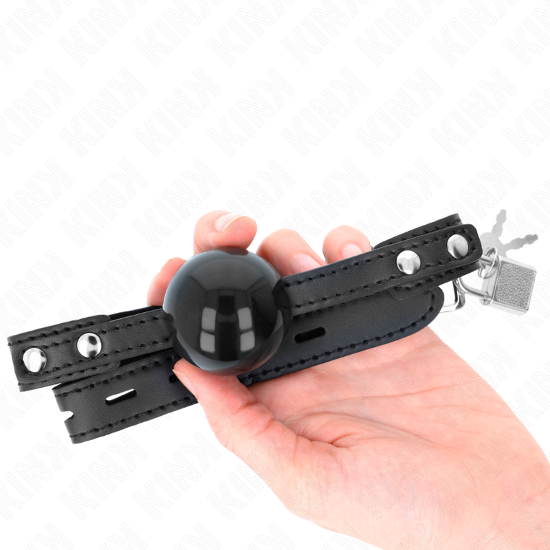 KINK - BOLA DE TPE MACIA 4 CM MORDAÇA MODELO 3 60 x 2 CM AJUSTÁVEL 37-52 CM
