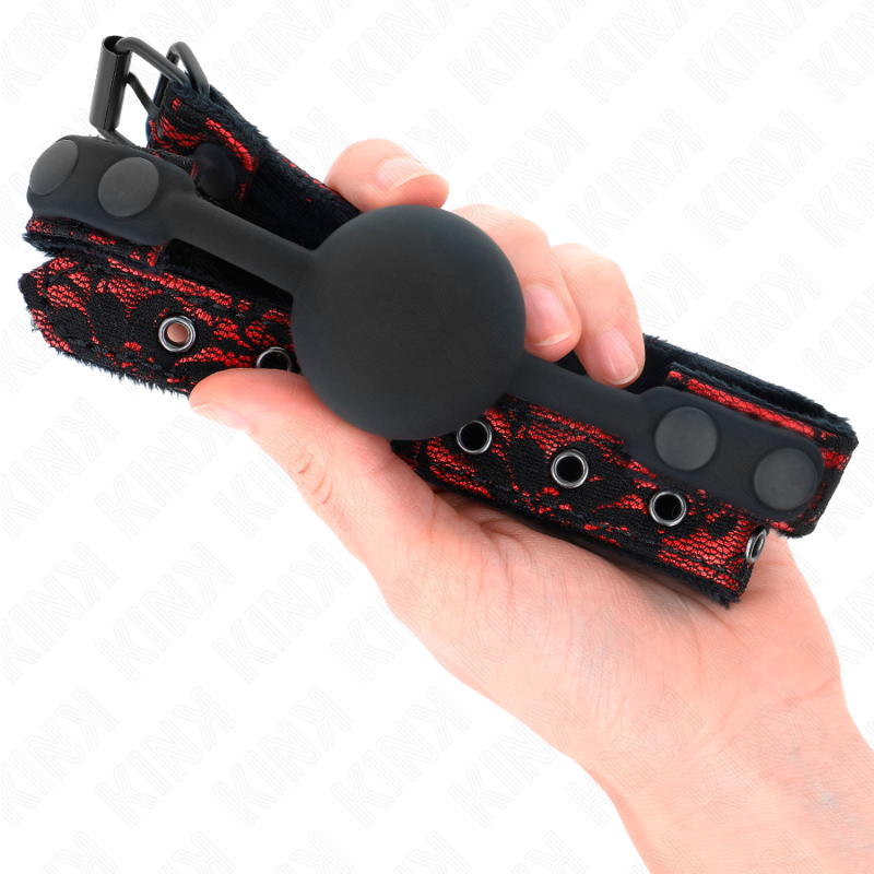KINK - ESCÂNDALO BOLA DE SILICONE 4 CM MORDIDA MODELO 1 65 x 2 CM
