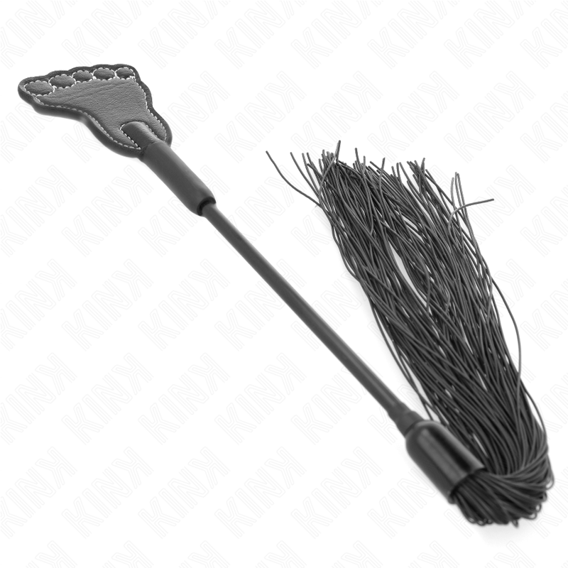 KINK - PÁ EM FORMATO DE PÉ COM CHICOTE DE BORLA 31 CM
