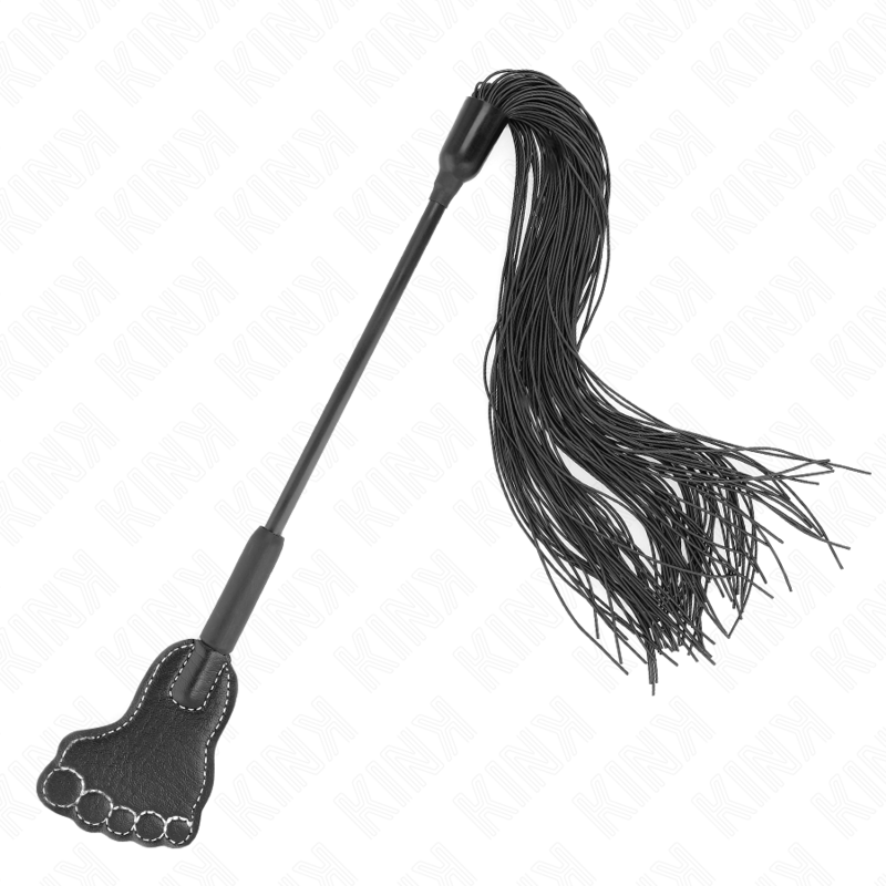 KINK - PÁ EM FORMATO DE PÉ COM CHICOTE DE BORLA 31 CM