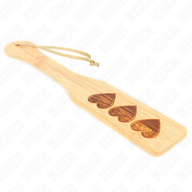 KINK - DESIGN DE CORAÇÃO DE PALETE DE BAMBU 32 X 5,5 CM