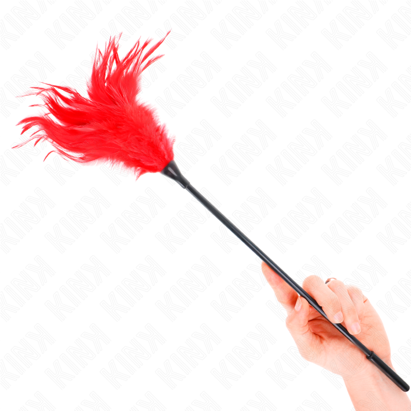 KINK - MÚLTIPLES PLUMAS DE COSQUILLEO ROJAS 45 CM