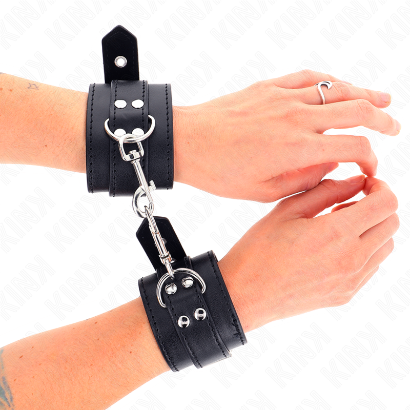 KINK - RESTRIÇÕES DE PUNHO COM TACHAS 35 X 6 CM