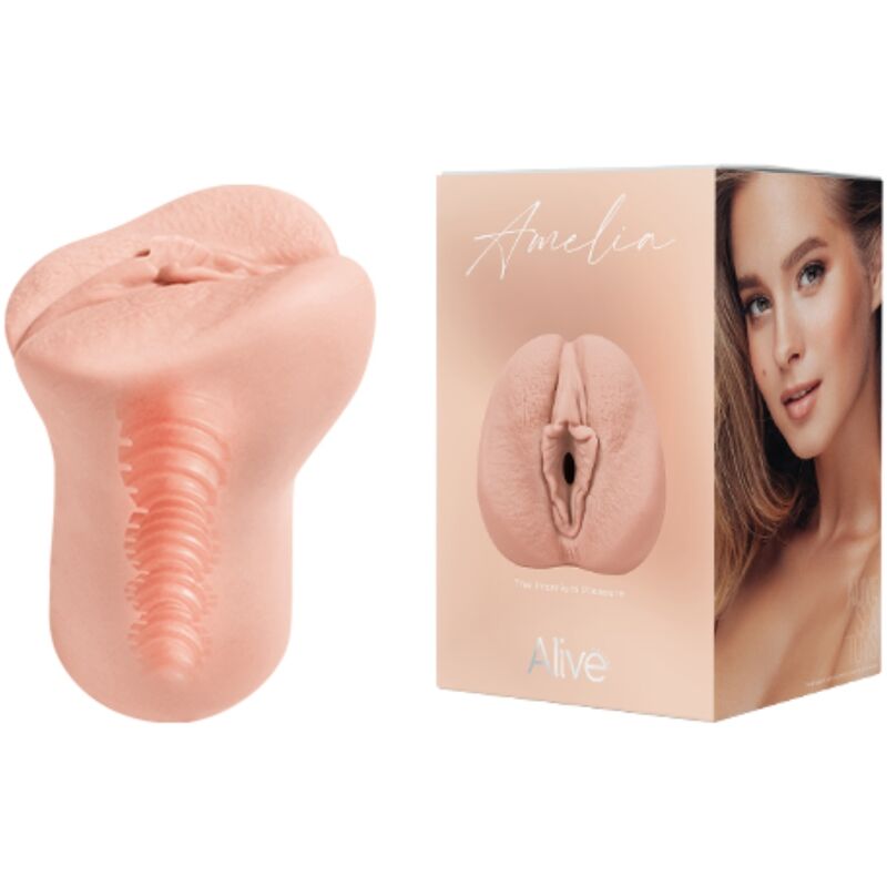 ALIVE - AMELIA MASTURBADOR MASCULINO VAGINAL SUPER REALISTA CARNE