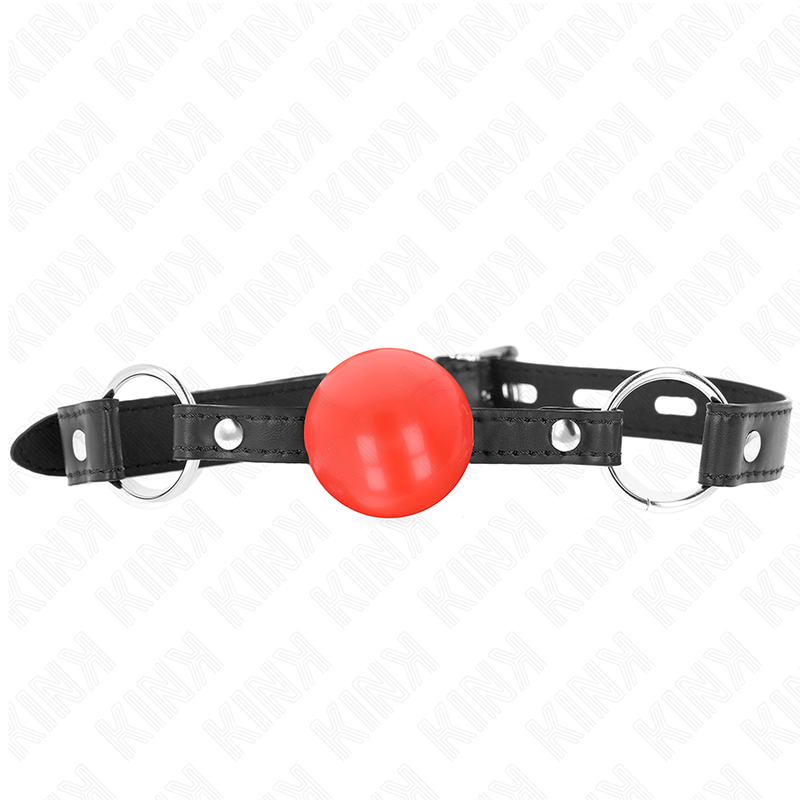 KINK - MORDAZA DE BOLA TPE ROJA 4 CM 60 x 2 CM