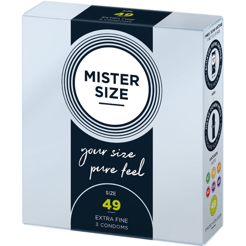 MISTER SIZE - CONDÓN TALLA S 49 MM (3 UNIDADES)