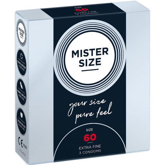 MISTER SIZE - CONDÓN TALLA XL 60 MM (3 UNIDADES)