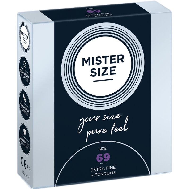 MISTER SIZE - CONDONES TALLA XXXL 69 MM (3 UNIDADES)