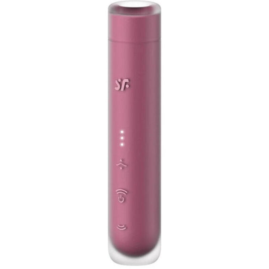 SATISFYER - ESTIMULADOR DE CLITÓRIS FIRST KISS WAVE GRANATE