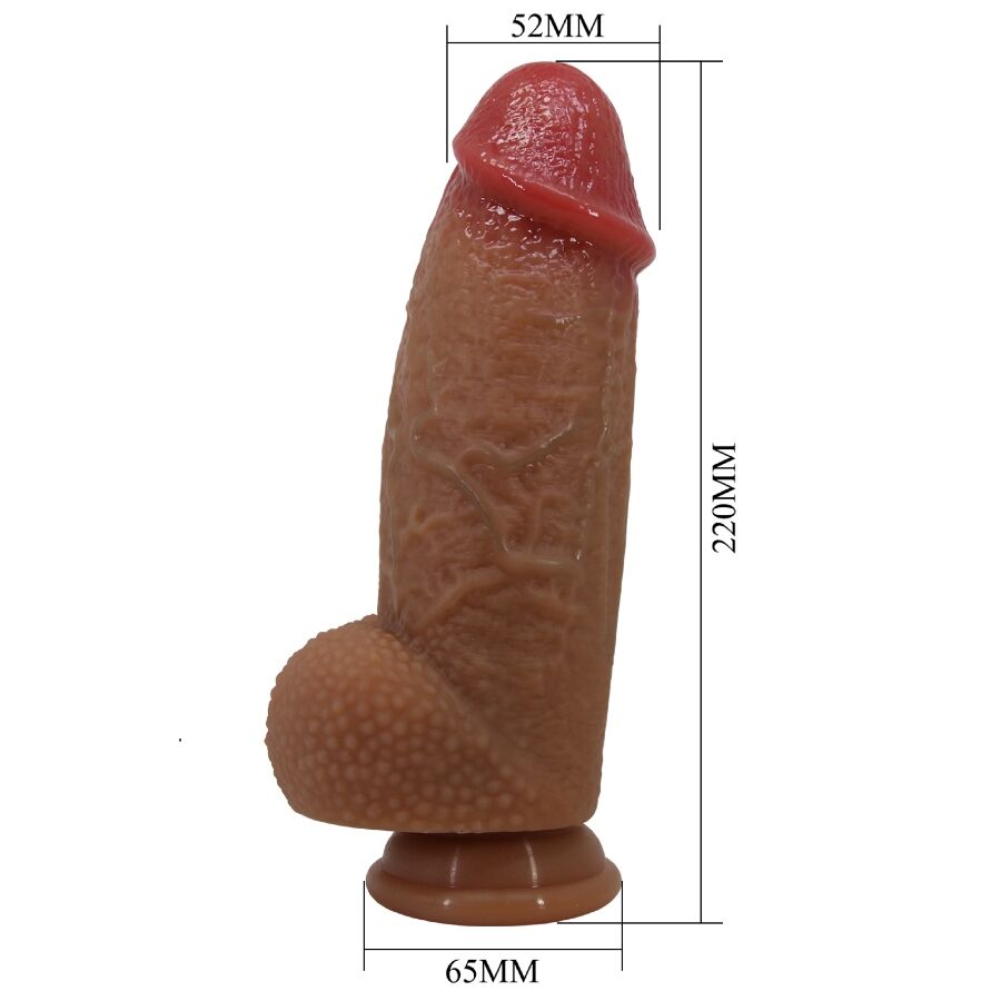 PRETTY LOVE - ACHILLE DILDO ULTRA REALÍSTICO 22 CM