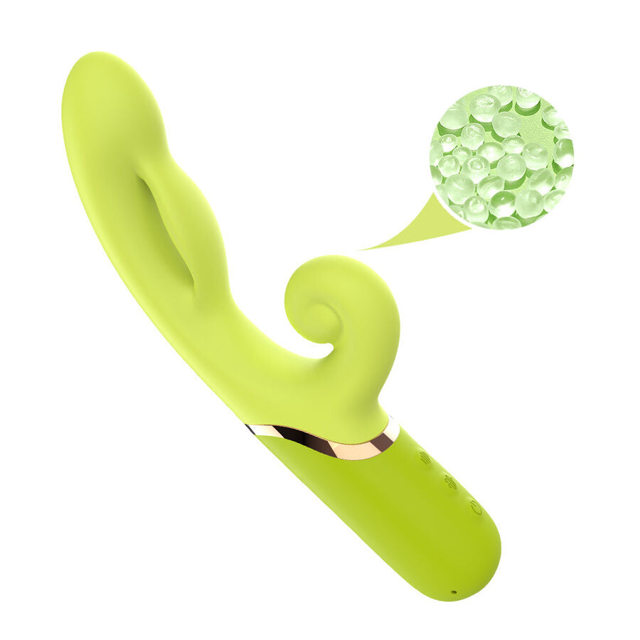ARMONY - VIBRADOR ESTIMULADOR PUNTO A INFLABLE VERDE