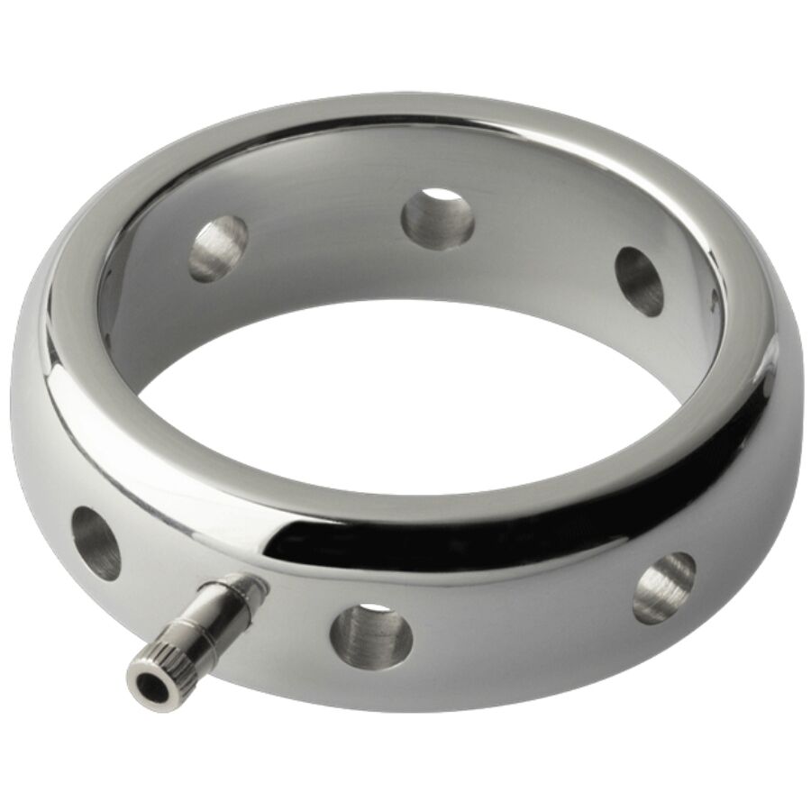 ELECTRASTIM - PRESTIGE ANILLO ELECTROMAGNÉTICO DE METAL PARA EL PENE 42 MM