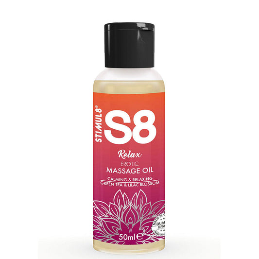 STIMUL8 - S8 RELAX ACEITE DE MASAJE ERÓTICO TÉ VERDE 50 ML