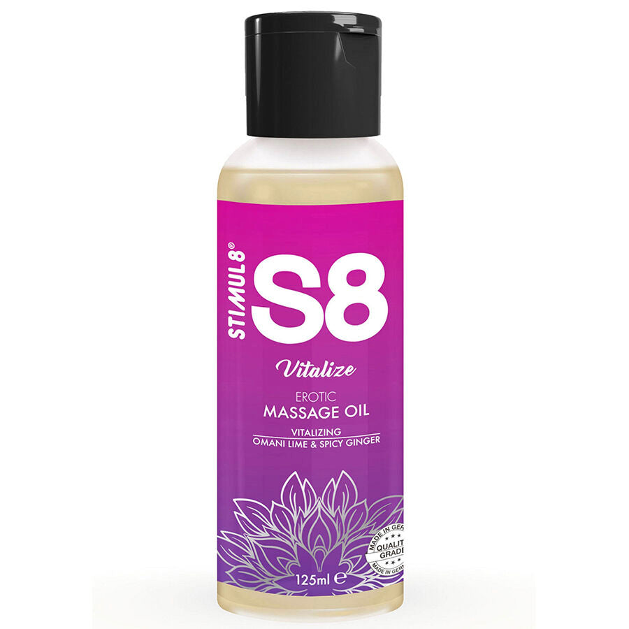 STIMUL8 - S8 VITALIZE ACEITE DE MASAJE LIMA 125 ML
