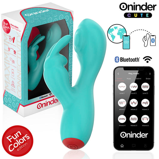 ONINDER CUTE - LOVE BUNNY VIBRADOR PUNTO G Y CLÍTORIS - APP MUNDIAL GRATUITA