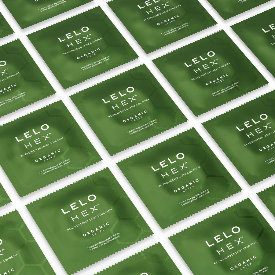 LELO - HEX ORGANIC PRESERVATIVO CAJA 12 UDS