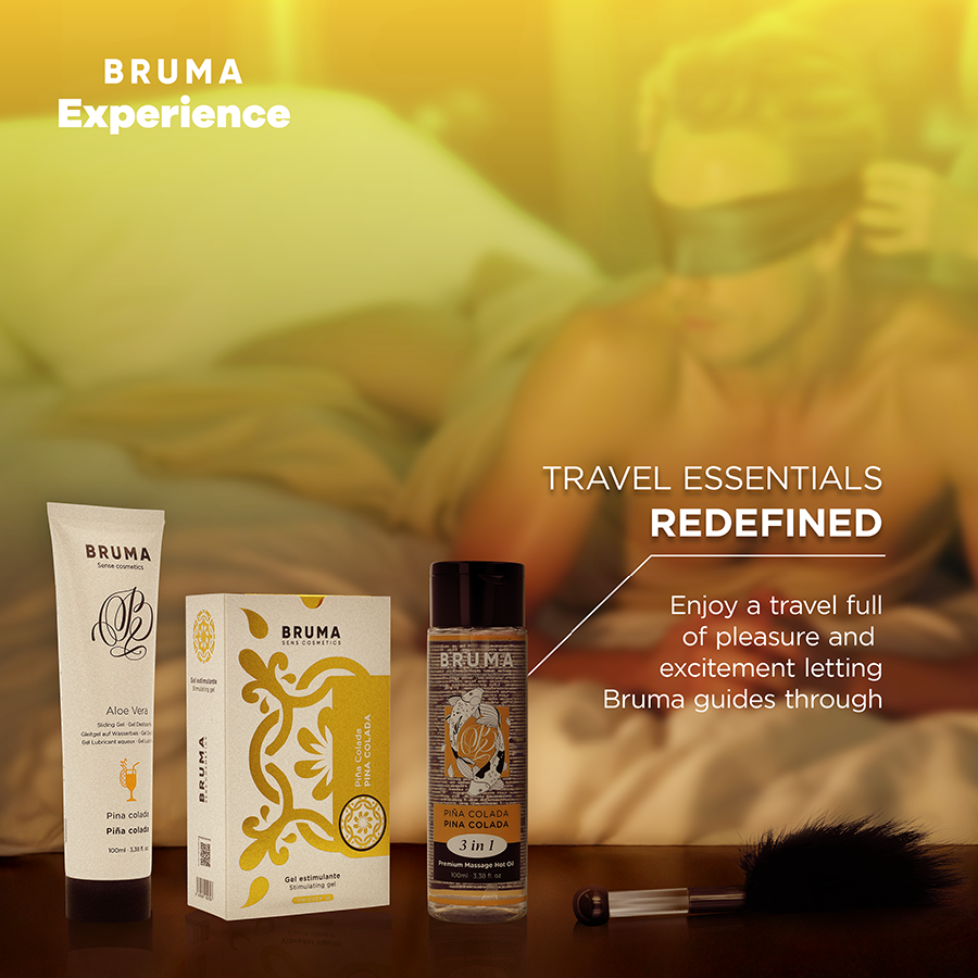 BRUMA XPERIENCE - PACK TENTACIÓN DULCE PIÑA COLADA CON POTENCIADOR DE ORGASMOS