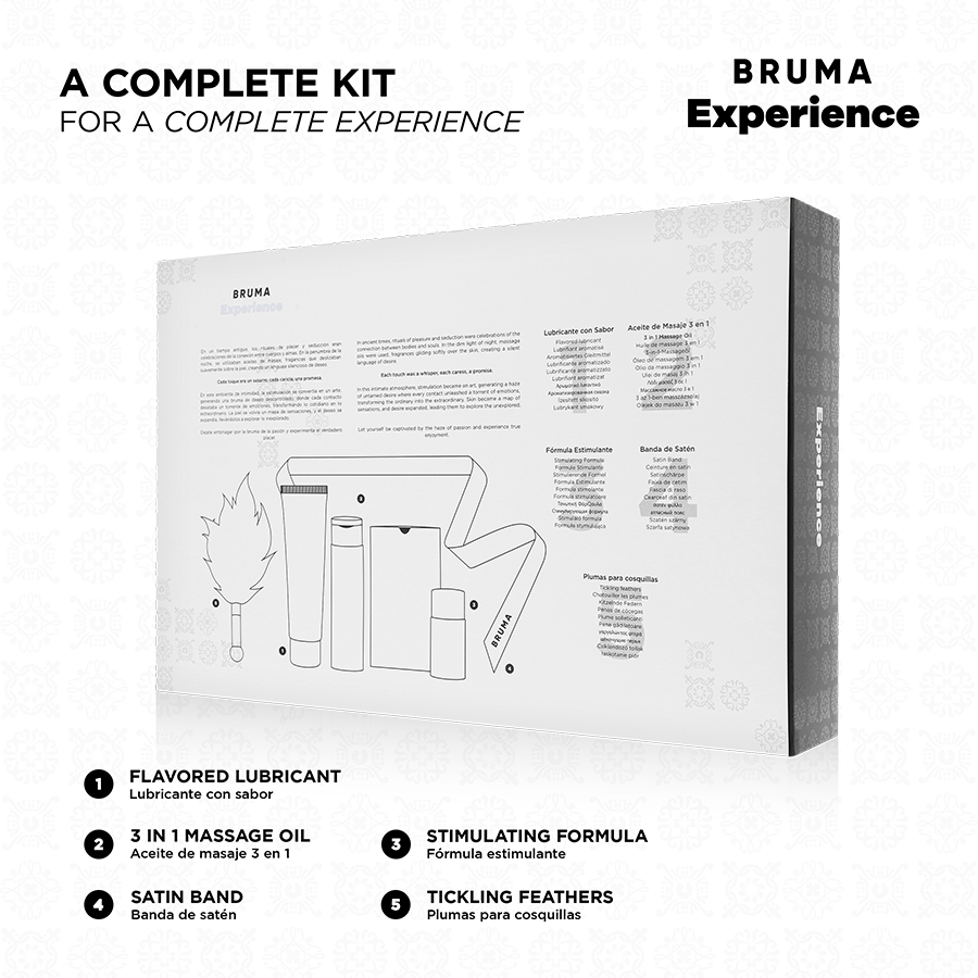 BRUMA XPERIENCE - KIT TENTACIÓN DULCE TARTA AMERICANA CON POTENCIADOR DE ORGASMOS