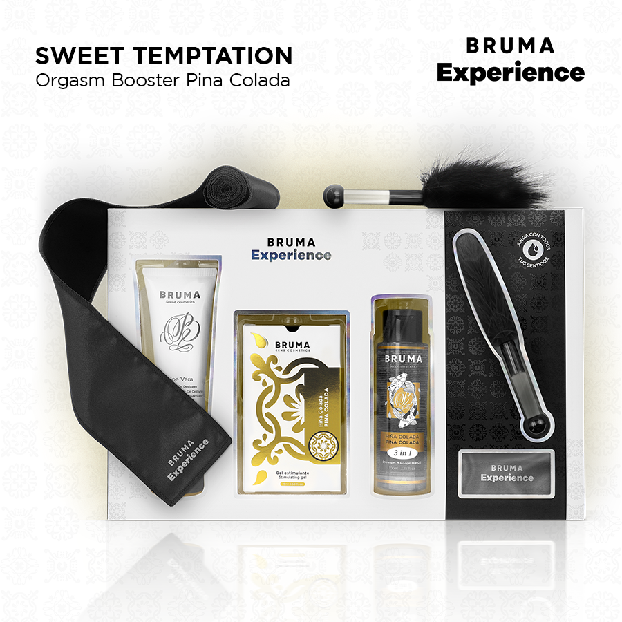 BRUMA XPERIENCE - PACK TENTACIÓN DULCE PIÑA COLADA CON POTENCIADOR DE ORGASMOS