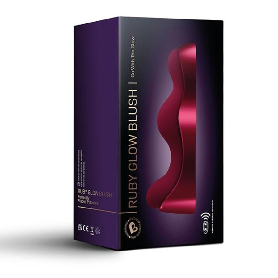 ROCKS- OFF - RUBY GLOW BLUSH VIBRADOR G-SPOT ROJO