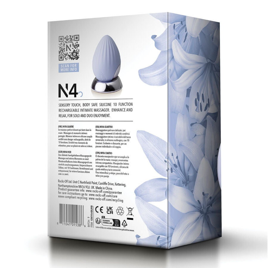 NIYA - N4 MASAJEADOR ÍNTIMO DE ESTIMULACIÓN EXTERNA