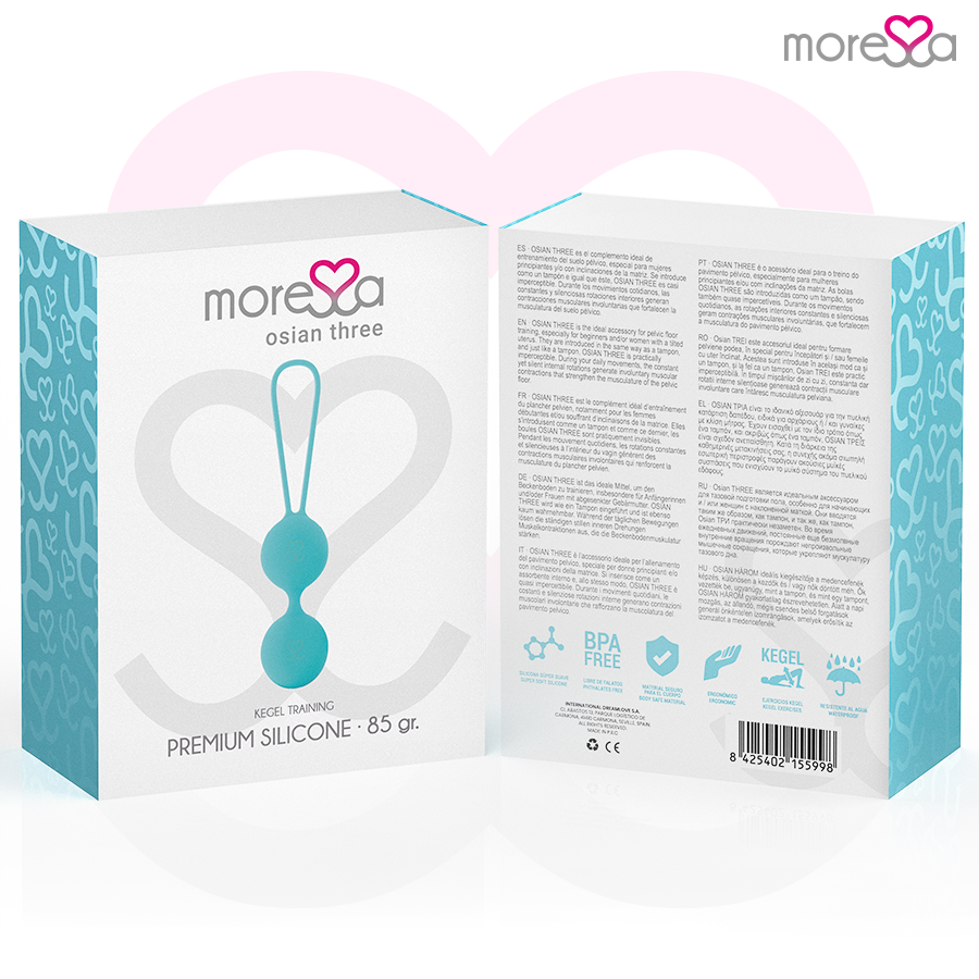 MORESSA - OSIAN THREE PREMIUM TURQUOISE SILICONE
