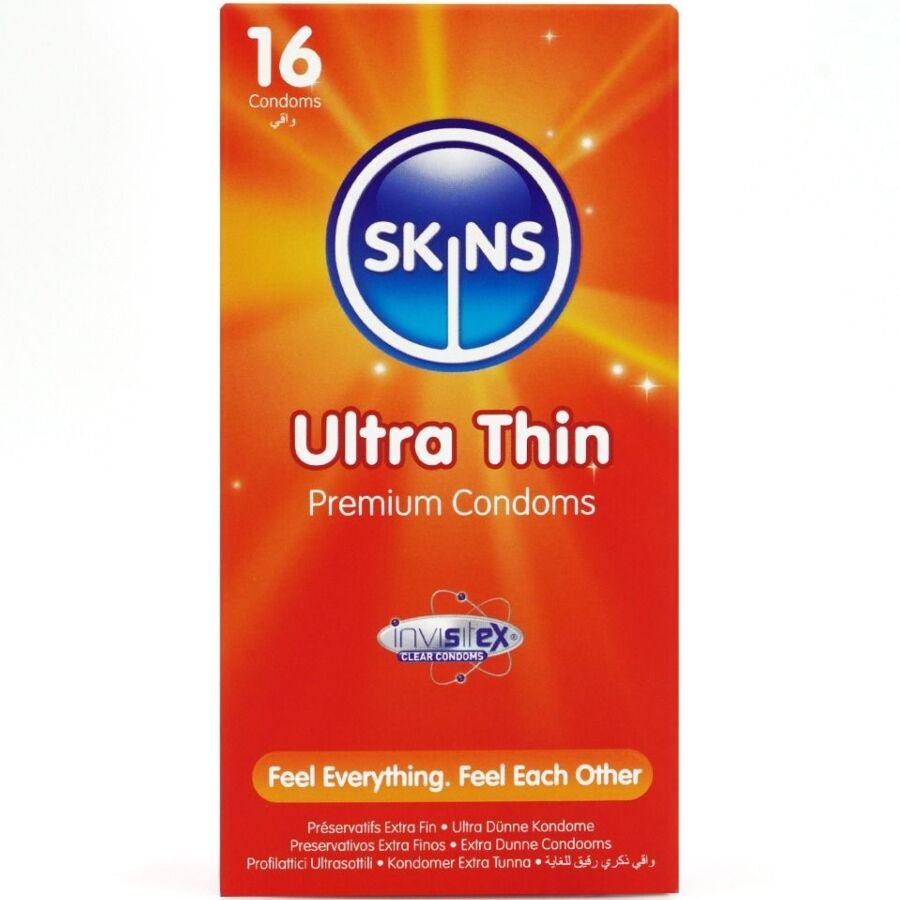 SKINS - ULTRAFINOS PRESERVATIVOS PREMIUM PACK 16