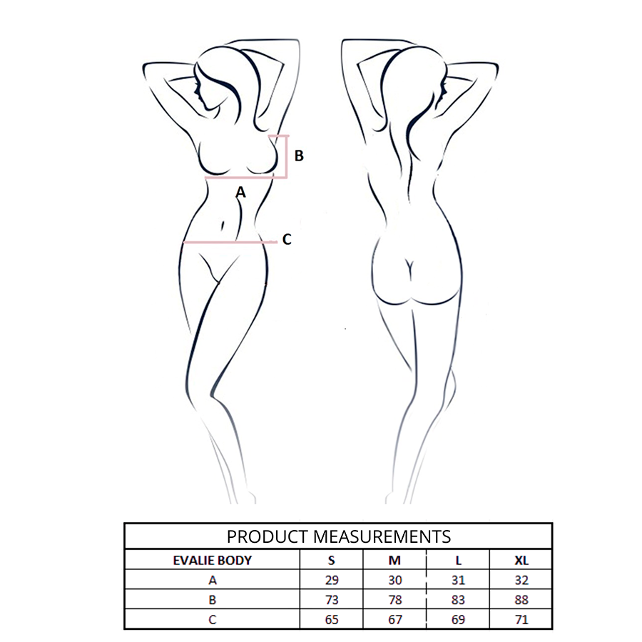 PASSION - EVALIE BODY ROJO L/XL