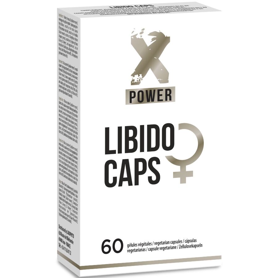 XPOWER - LÍBIDO CAPS COMPLEMENTO AUMENTO LÍBIDO Y PLACER 60 UNIDADES