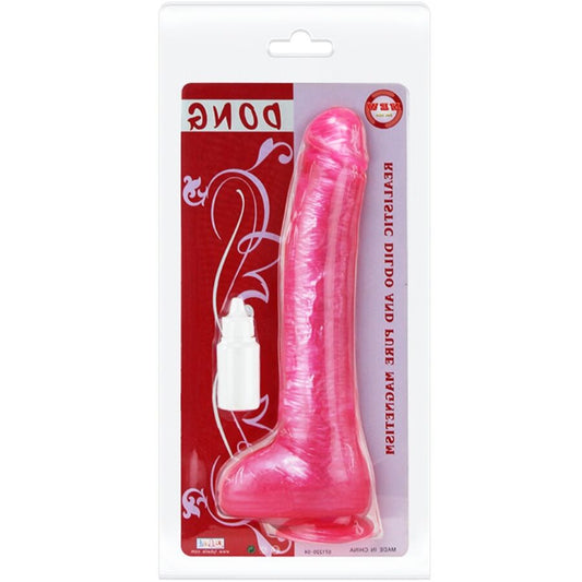 BAILE - REALISTIC PINK DILDO DONG WITH SUCTION CUP