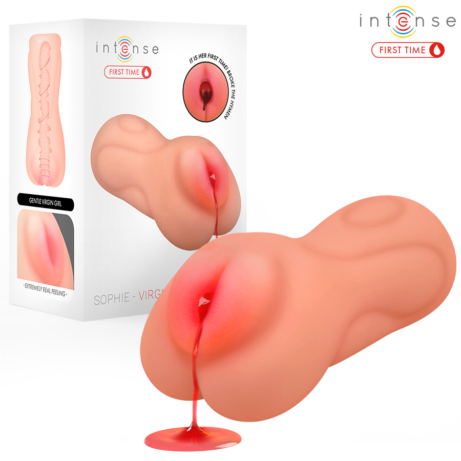INTENSE FIRST TIME - SOPHIE VAGINA VIRGEN CON HIMEN Y SANGRADO