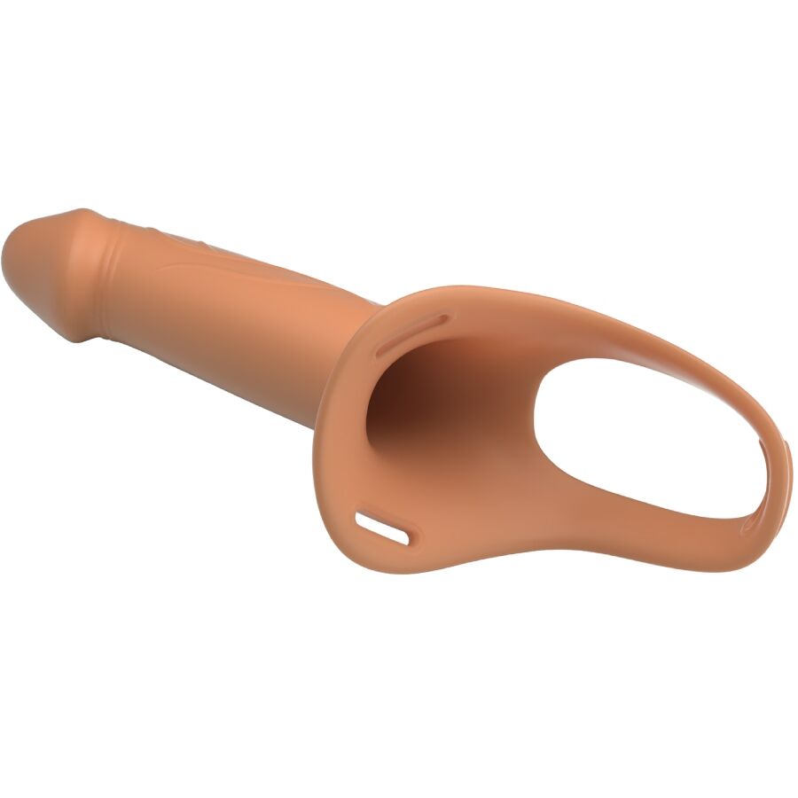 PRETTY LOVE - LANDON HARNESS BRIEFS ARNÉS UNIVERSAL CON DILDO HUECO DE SILICONA 16,8 CM NATURAL