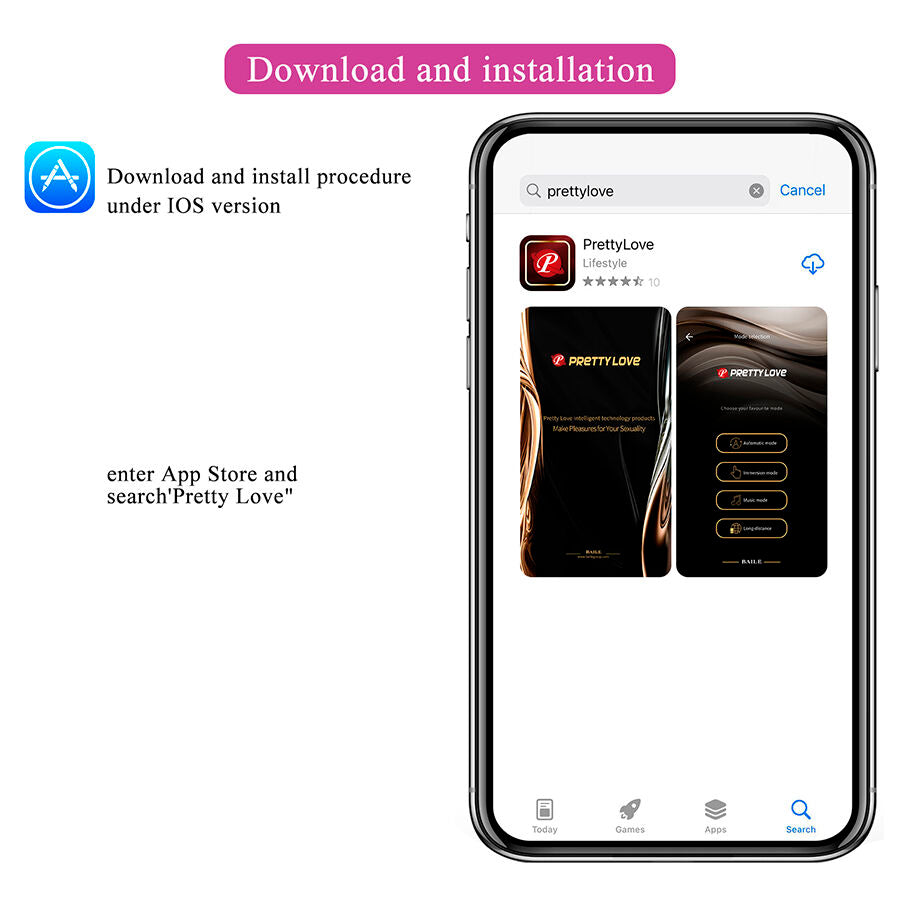 PRETTY LOVE - DORA VIBRADOR INVISIBLE CON APP GRATUITA