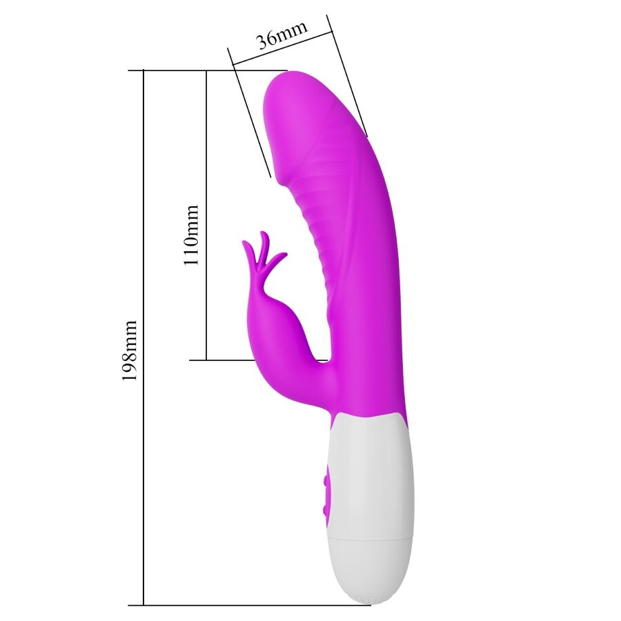 PRETTY LOVE - RASMUSSEN VIBRADOR PUNTO G MORADO