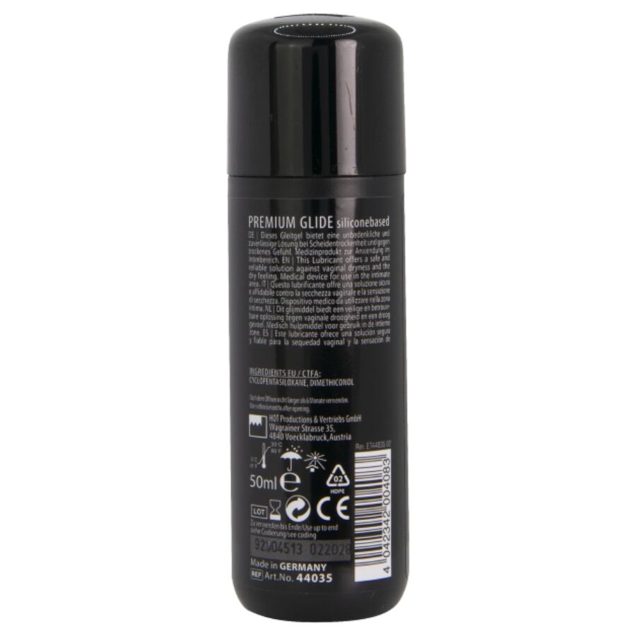 HOT - PREMIUM SILICONE GLIDE LUBRICANTE BASE SILICONA 50 ML
