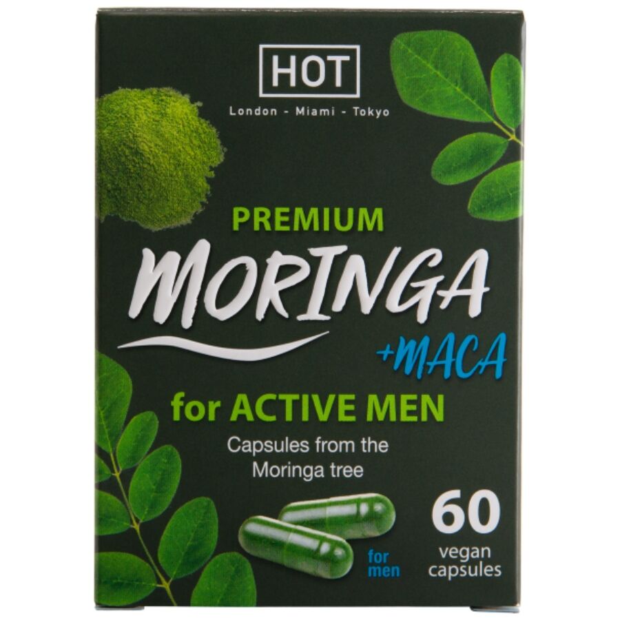 HOT - MORINGA MEN CÁPSULAS HOMBRE 60 UNIDADES